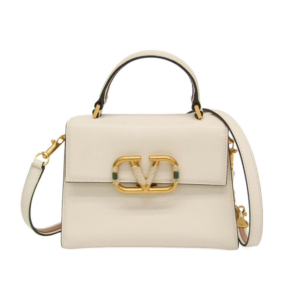 Valentino Garavani V-Sling Jewel Buckle WW0B0F53WFD Women's Leather Handbag,S...